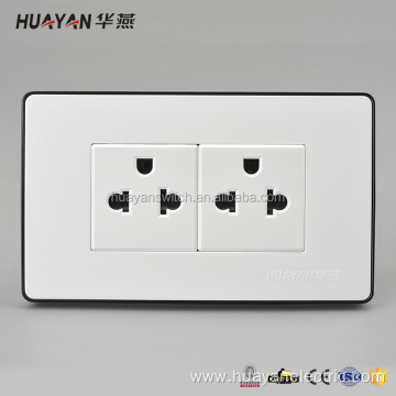 2 gang 3 pin electrical wall socket